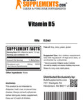 BulkSupplements Vitamin B5 Powder - Pantothenic 500mg - Acne Supplements - B5 Vitamins - Vitamin B5 Pantothenic - Acne Vitamins - Pantothenic (100 Grams - 3.5 oz)