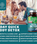 N1N Premium 7 Day Cleanse and Detox Supplement Max Strength 7 Powerful Ingredients Complete Body Cleanse for Liver Urinary Tract Kidney and Digestive Health Support 60 Capsules