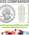 Xprs Nutra Organic Lion's Mane 8 Ounce with Size 00 Empty Capsules DIY Supplement Filling