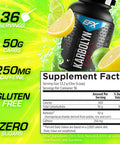 Efx Sports Karbolyn Energy Performance Carbohydrate Powder Caffeine Carb Load & Energize 250Mg Caffeine Sugar Free 36 Servings (Lemon Lime)