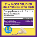 InnovixLabs Mood Probiotic 60 Capsules Lactobacillus helveticus Rosell 52ND Bifidobacterium longum Rosell 175 1st Probiotic Formula Clinically Studied for Mood Support Probiotics for Men Women