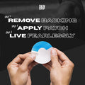Skin Grip Adhesive Patches for style Libre 3 CGM Waterproof & Sweatproof Adhesive for 10-14 Days Pre-Cut Adhesive Medical Tape Continuous Glucose Monitor Sensor Cover 20 Pack Blue