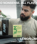 Raw Electrolytes Powder Hydration Drink Mix Packets Bum Hydrate (Lemon Lime 20 Servings) - Electrolyte Hydration Packets Supports Muscle Function & Endurance - Keto Free Electrolytes Powder Packets