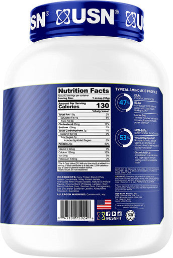 USN Supplements Bluelab 100 Percent Whey, Vanilla, 4.5 Pound