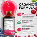 NUTRAHARMONY Organic Vitamin B Complex Drops & Citrus Bergamot Capsules