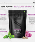 Organic Red Clover Extract 5250mg - for Use During The Menopause - Potent 15:1 Pure Extract - Organic, Non GMO, Gluten , Halal - 60 Vegan Capsules