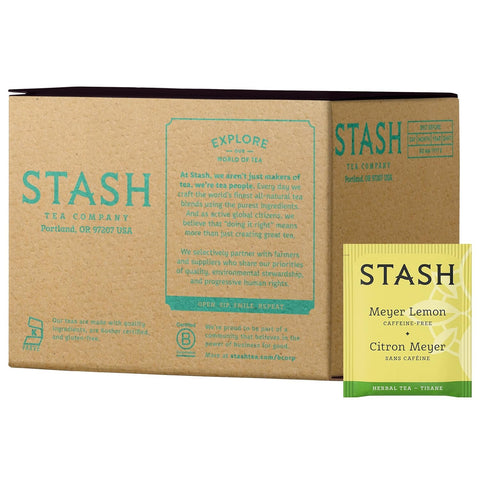 Stash Tea Ginger Peach Green Tea & Matcha Blend, Box of 100 Tea Bags (Packaging May Vary) | Zesty, fruity blend with peach, ginger and matcha notes, Non-GMO Project Verified and foil-sealed freshness