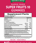 Super Fruits Gummies | 60 Count | Vegan, Non-GMO & Gluten | Super Food Supplement | Natural Pomegranate Berry Flavor | by Nature's Truth