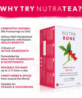 Nutra Tea Nutra Tea NUTRABONE - Bone Health Tea Includes Rose Hip Ginkgo Biloba and Yucca - for Bone Strength and Support - 20 Enveloped Tea Bags Herbal Tea
