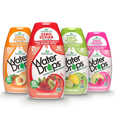 SweetLeaf Water Flavoring Drops - Stevia Water Enhancer, Sugar Free, Zero Calorie Water Additive for Flavor, Contains Monk Fruit Extract, Gluten Free, Keto Friendly - 1.62 Fl Oz (Variety Pack of 3)