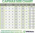 Xprs Nutra Size 0 Empty Capsules - Clear Empty Gelatin Capsules - Empty Pill Capsules for DIY Capsule Filling - Fillable Pure Bovine Pill Capsules Empty Gel Caps Pills (10000 Count)