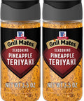 McCormick Grill Mates Seasoning, Pineapple Teriyaki, Grilling Seasoning for Adding Savory-Sweet Teriyaki Flavor to Pork, Chicken, or Seafood, 3.5 oz