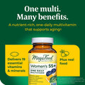 MegaFood Women'S 55+ One Daily Multivitamin For Women With Vitamin A Vitamin C Vitamin D3 & Vitamin E For Optimal Aging Support - Plus Real Food - Immune Support Supplement - Vegetarian - 60 Tabs