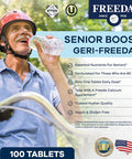 Freeda Senior Multivitamin - Kosher Vitamins For Men & Women 60 And Over - One Daily Coated Tablet - Women'S & Men'S Vitamins Multivitamin 60 Plus - Vitamins For Women Over 60 Plus Elderly (250 Count)