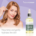 Naturallymum NaturallyMum Cold Pressed Castor Oil for Hair Skin Eyelashes Eyebrows and Nails | Pure Natural Serum with Vitamin E Oil | Glass Bottle with Dropper | Lavender | 100ml