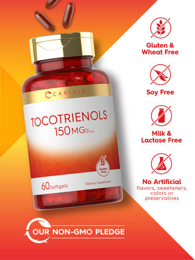 Carlyle Tocotrienols | 150Mg Supplement | 60 Softgels | Non-Gmo And Gluten Free Complex