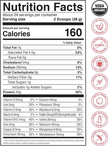 Kos Limited Edition Plant Protein Powder, Strawberry Dream - Organic Pea Protein Blend, Vegan Superfood Rich In Vitamins & Minerals For Women & Men - Made Without Dairy, Soy, Gluten - 24 Servings