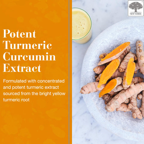 New Nordic Turmeric Curcumin Gummies Sugar Free 300 Mg Turmeric Supplement For Men And Women Supports Normally Functioning Joints Knees Shoulders Mango Orange 60 Count