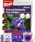WOTIHA 50 Count Premium White Mulberry Leaf Tea Bags - 100% Natural & Pure, Improves Digestion, Supports Wellness, Slightly Sweet & Refreshing,Non-GMO Caffeine-Free, Additive-Free, Sugar-Free, Vegan