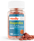 TIME-CAP LABS INC. Timely Ibuprofen 200Mg 100 Tablets Compared To Advil Tablets - Pain Relief Tablets And Fever Reducer - For Headache Relief, Menstrual Pain Tooth Aches Muscular Aches Arthritis Pain & Body Aches