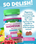 Magnesium Gummies | 200mg | 60 Count | Vegan, Non-GMO & Gluten Supplement | Enhanced Absorption | by Nature's Truth