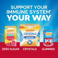 EmergenC Immune+ Chewables 1000Mg Vitamin C With Vitamin D Tablet Immune Support Dietary Supplement For Immunity Orange Blast Flavor 42 Count