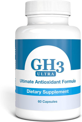 Nattura G-H3 Ultra Ultimate Antioxidant Formula - NEW Improved Anti-Aging Complex (Ginkgo Biloba R-Alpha Lipoic Acid Coenzyme Q10 Acetyl L-Carnitine Vitamin B6) - 60 Caps
