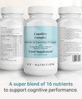 Hey Nutrition Cognitive Complex Supplement - Ginkgo Biloba Lion s Mane & Natural L-Theanine - Supports Mental Performance Memory and Psychological Function - UK Manufactured - 60 Vegan Capsules