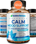 28 In 1 Calm Mood Support Supplement- Natural Happy Pills For Occasional Anxiousness & Stress, Worry Feelings, Relaxation, Mental Clarity Max Sleep & Mood Support For Women & Men120 Vegan Capsules
