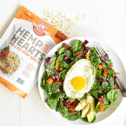 Manitoba Harvest Hemp Hearts, Shelled Hemp Seeds - 8oz, Pack of 2-10g Plant Protein & 12g Omega 3 & 6 per 30g serving - Easy to Digest with 9 Amino Acids - Gluten Free, Non-GMO Project Verified