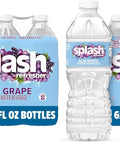 SPLASH REFRESHER Flavored Water Bottles, Wild Berry Flavor - 6 Pack | Refreshing Flavored Bottled Water with Electrolytes - Zero Sugar & Zero Calories - 16.9 Fl Oz
