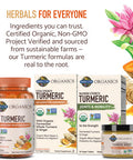Garden of Life Organics Golden Milk Recovery & Nourishment Powder - 44Mg Turmeric Curcumin (95% Curcuminoids) Ashwagandha - Organic Non-Gmo Vegan & Gluten Free Herbal Supplements 30 Servings