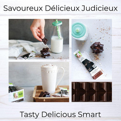 Isabelle Huot Docteure en nutrition - Barres chocolat noir 70% - Lot de 30 x 19 grammes