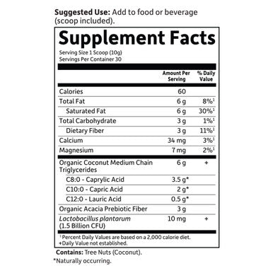 Garden of Life Dr. Formulated Keto Organic Mct Powder - 30 Servings 6G Mcts From Coconuts Plus Prebiotic Fiber & Probiotics Certified Organic Non-Gmo Vegan Gluten Free Ketogenic & Paleo