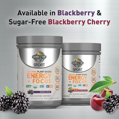 Garden of Life Sport Organic Plant Based Energy + Focus 40 Servings