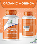 Aitnaturals Organic Moringa - 500 mg (120 Capsules) Rich Antioxidant formula Support Joint & Bone Health Boost Immunity & Digestion Promote Better Sleep Eye Skin & Hair Health Mobility | Non-GMO