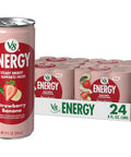 V8 Energy Strawberry Banana Juice Energy Drink, 8 fl oz Can (24 Pack)