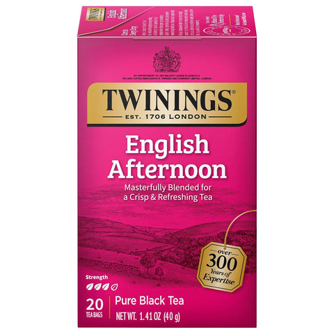 Twinings Lemon & Ginger, Caffeine-Free Herbal Tea Bags, 100 CT Box (1 Pack) | Spicy & Tangy, Ginger, Lemon Peel, Lemongrass, Blackberry Leaves, Soothe Digestion, 100 Foil Lined Individually Wrapped Bags