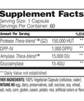 Enzymedica, Glutenease Extra Strength, Digestive Aid For Gluten And Casein Digestion, Vegan, Non-Gmo, 60 Capsules (60 Servings)