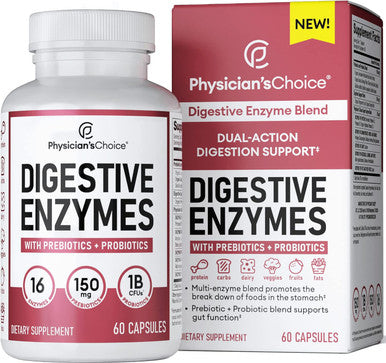 Physician'S Choice - Beat Bloat + Support Weight Management Bundle: Digestive Enzymes + Thin-30 Probiotic