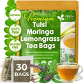 FreshDrinkUS, Premium 75 Mulberry Leaf Tea Bags, 100% Natural & Pure from Mulberry Leaves. Loose Leaf Herbal Tea. Made with Natural Material Tea Bags. No Sugar, No Caffeine, No Gluten, Vegan.