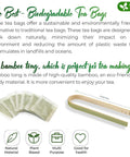 FreshDrinkUS, Premium 50 Mulberry Leaf Tea Bags, 100% Natural & Pure from Mulberry Leaves. Herbal Tea. Made with Natural Material Tea Bags. No Sugar, No Caffeine, No Gluten, Vegan.