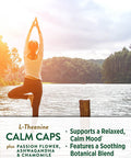 L Theanine Calm Caps | 90 Veggie Capsules | with Ashwagandha, Passion Flower and Chamomile Vegan, Non-GMO, Gluten Supplement | by Nature's Truth
