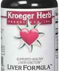 Kroeger Herb Liver Formula Combinations, 100 Count