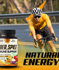 Dedicad 27In1 Fiber And Spice Supplement 30000Mg - Combined With Organic Psyllium, Whole Apple, Elderberry & More - Support Mood