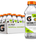 Gatorlyte Rapid Rehydration Electrolyte Drink, Strawberry Kiwi, 20 fl oz Bottles (12 Pack), Specialized Blend of 5 Electrolytes, Lower Sugar, No Artificial Sweeteners, No Artificial Flavors, Gatorade, Hydration