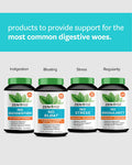 Zenwise No Stress Probiotics Digestion and Stress Relief Ashwagandha Magnesium Probiotics and Vitamin D for Brain Focus Constipation Bloating and Mood Relaxation Plus Immune Support 60 CT