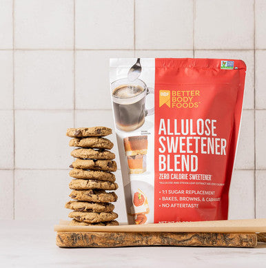 Betterbody Foods Allulose Sweetener 3 LB Bag - Zero Calorie Non-GMO & Gluten - 1:1 Sugar Replacement with No Aftertaste Perfect for Baking and Caramelizing