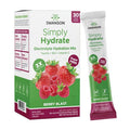 Swanson Simply Hydrate Electrolyte Mix - Sugar- Berry Blast Flavor - 30 Packets | Advanced Electrolyte Blend | Convenient On-The-Go Solution