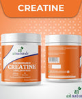Aitnaturals 100% Micronized Creatine Monohydrate Powder Unflavoured - 400g/80 servings | Muscle Building Support Boosts Energy Replenishes ATP Levels Post Workout Supplement Non-GMO Gluten-